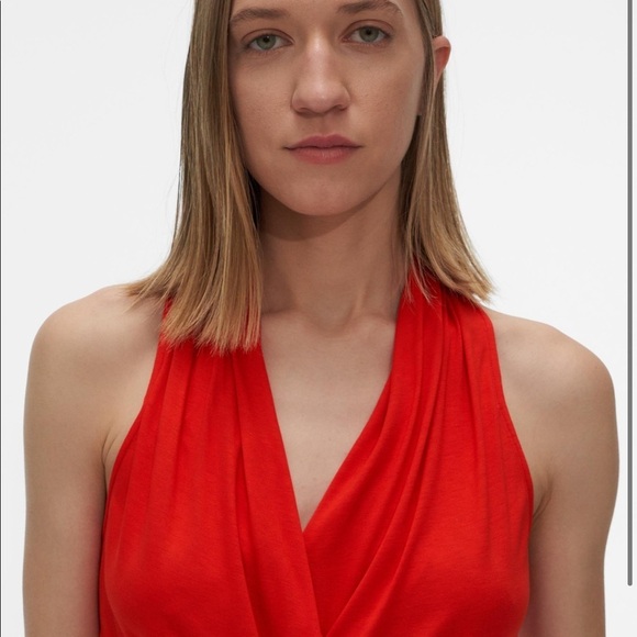 Helmut Lang | Overlap Draped Top In Helium Pink S - Picture 11 of 12
